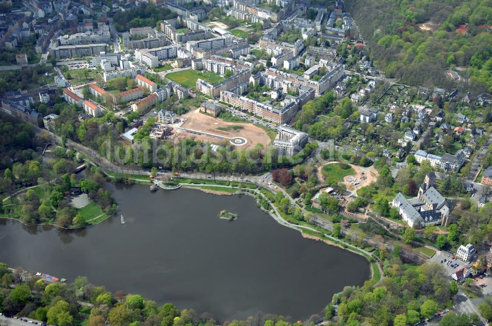 Luftaufnahme Chemnitz - Wohnparks Am Schloßteich in Chemnitz