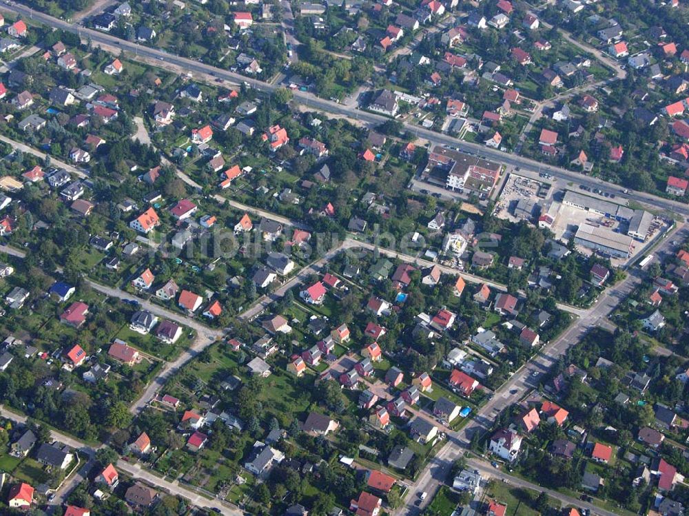 Berlin-Kaulsdorf von oben - Wohnsiedlung - Berlin-Kaulsdorf