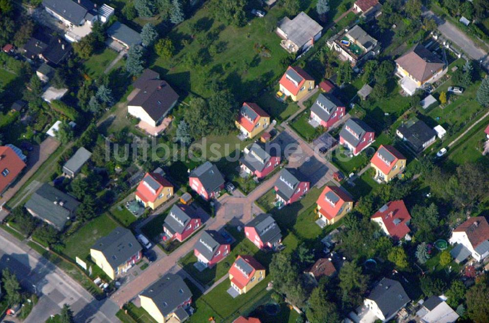 Berlin-Kaulsdorf von oben - Wohnsiedlung - Berlin-Kaulsdorf