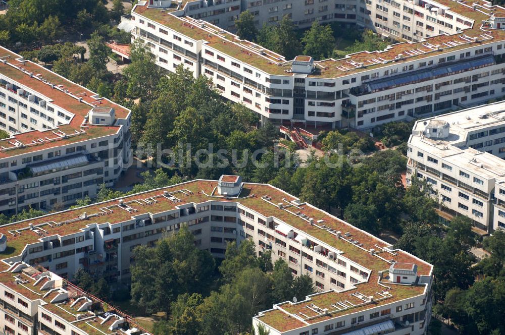 Luftaufnahme Berlin - Wohnsiedlung in Berlin-Neukölln