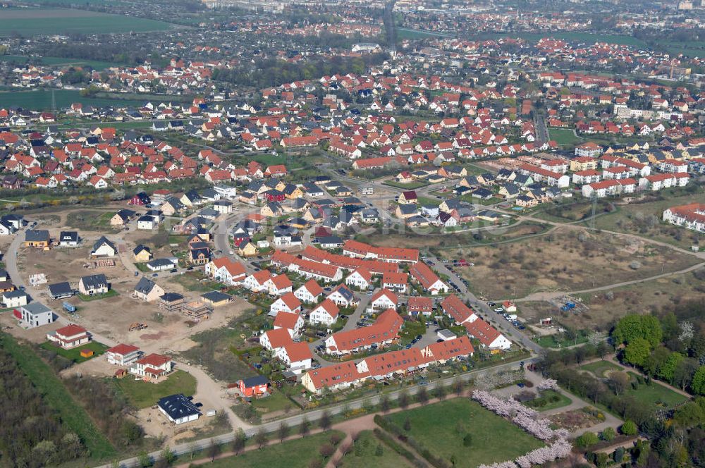 Luftaufnahme Magdeburg - Wohnsiedlung Am Birnengarten in Magdeburg-Ottersleben