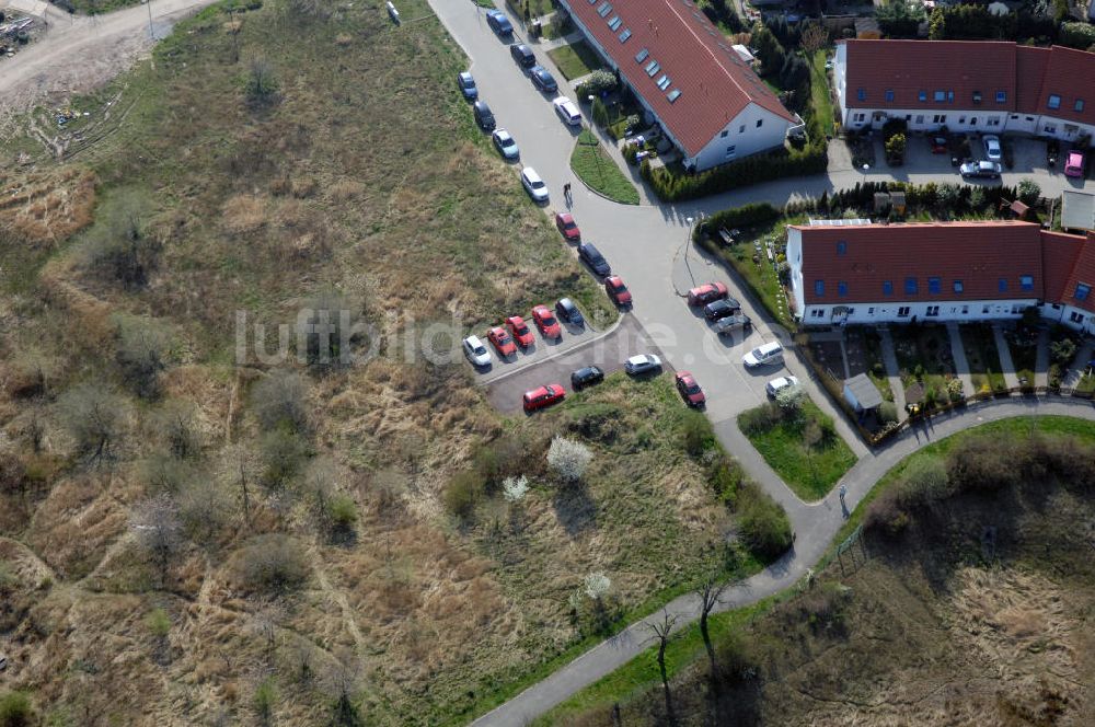 Magdeburg von oben - Wohnsiedlung Am Birnengarten in Magdeburg-Ottersleben