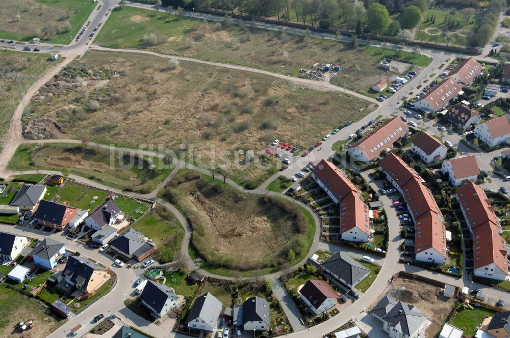 Magdeburg aus der Vogelperspektive: Wohnsiedlung Am Birnengarten in Magdeburg-Ottersleben