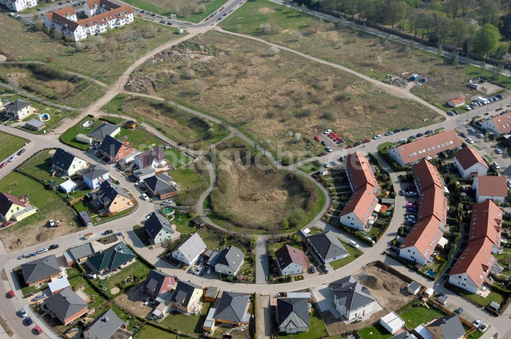 Luftaufnahme Magdeburg - Wohnsiedlung Am Birnengarten in Magdeburg-Ottersleben