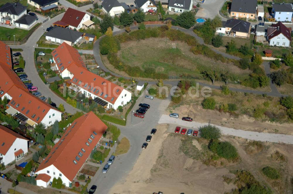 Luftaufnahme Magdeburg - Wohnsiedlung Am Birnengarten in Magdeburg-Ottersleben