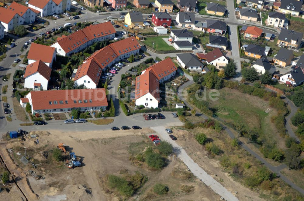 Luftaufnahme Magdeburg - Wohnsiedlung Am Birnengarten in Magdeburg-Ottersleben