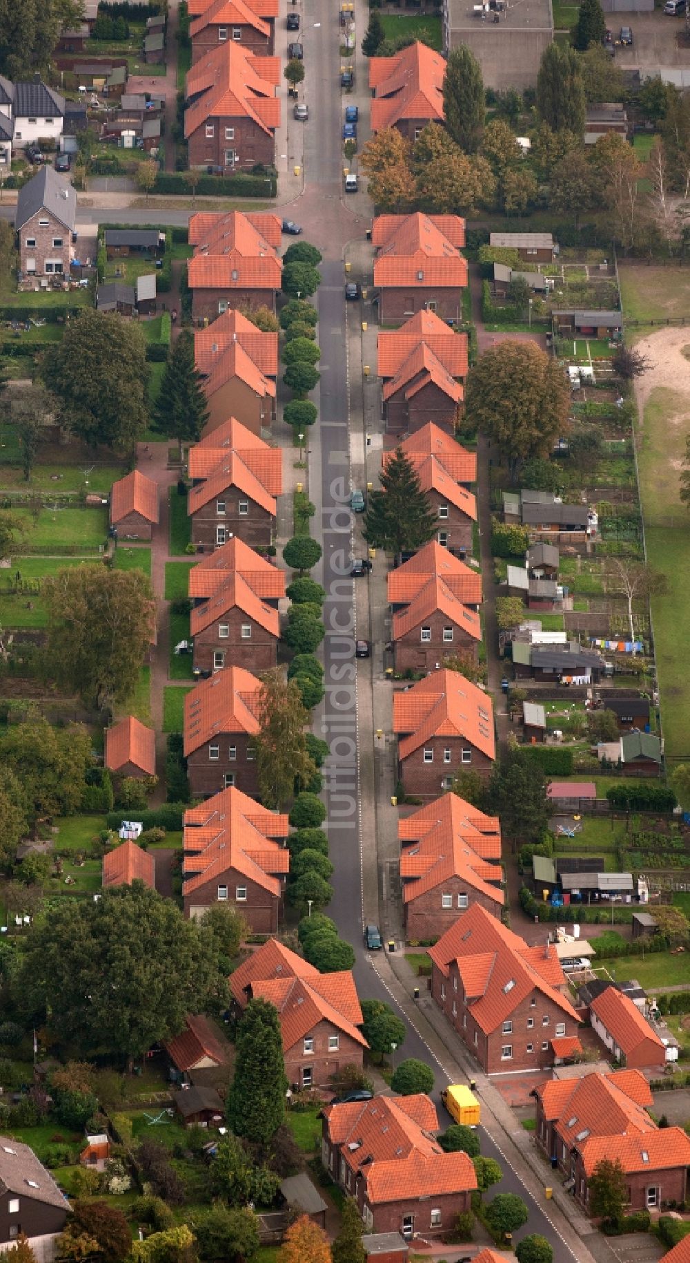 Bottrop von oben - Wohnsiedlung in Bottrop im Bundesland Nordrhein-Westfalen