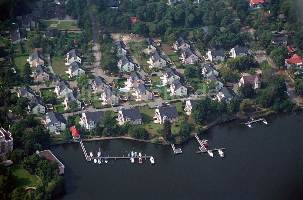 Luftbild Zeuthen - Wohnsiedlung der EDR GmbH am Zeuthener See - Zeuthen (Brandenburg)