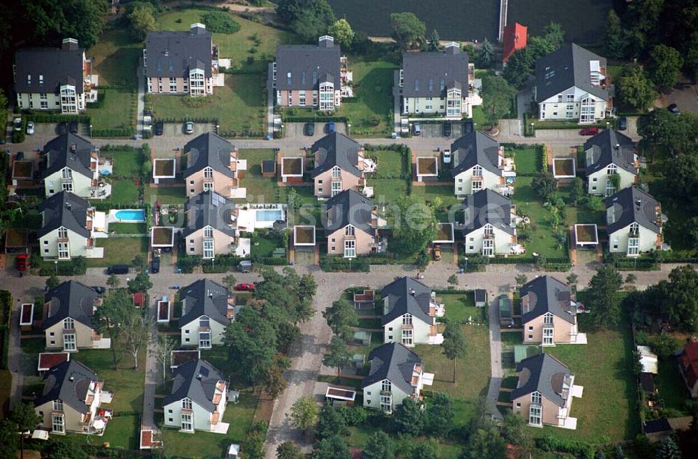 Luftaufnahme Zeuthen - Wohnsiedlung der EDR GmbH am Zeuthener See - Zeuthen (Brandenburg)