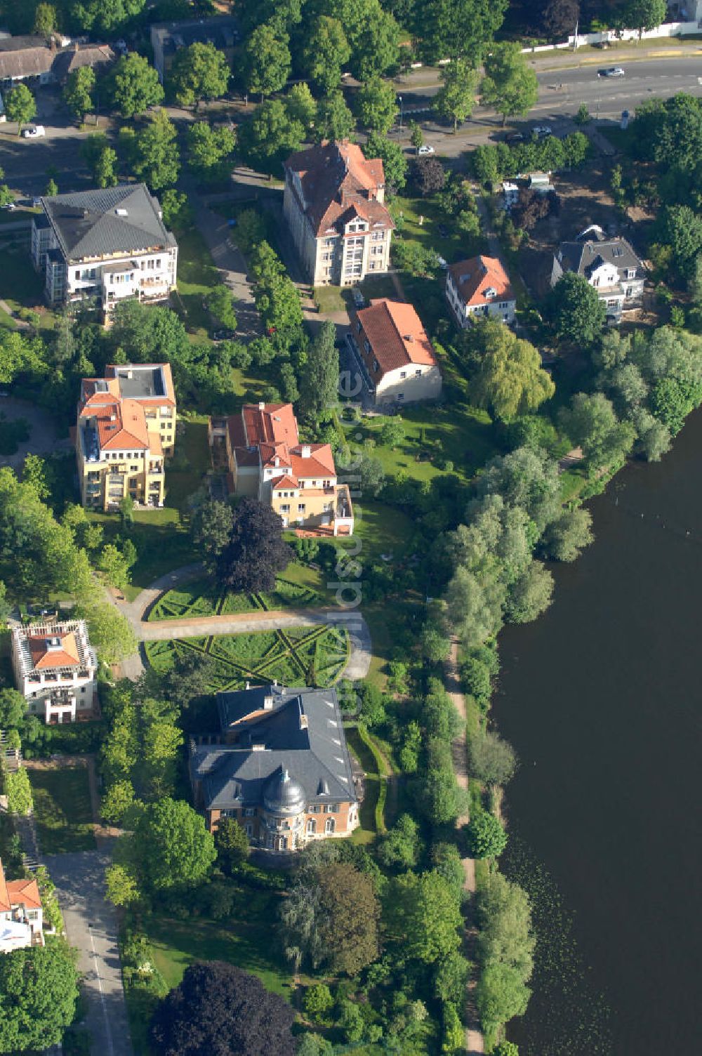 Luftaufnahme Potsdam - Babelsberg - Wohnsiedlung Glienicker Horn der Berliner Vorstadt