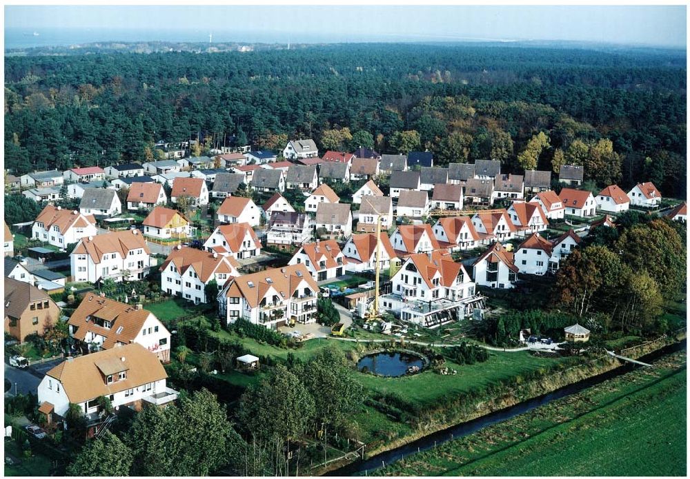 Luftaufnahme Seeheilbad Graal-Müritz / Mecklenburg - Vorpommern - Wohnsiedlung der HAWO GmbH im Seeheilbad Graal-Müritz in Mecklenburg - Vorpommern.