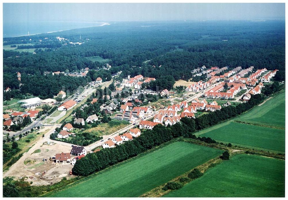 Graal Müritz von oben - Wohnsiedlung der HAWO GmbH im Seeheilbad Graal-Müritz in Mecklenburg - Vorpommern.