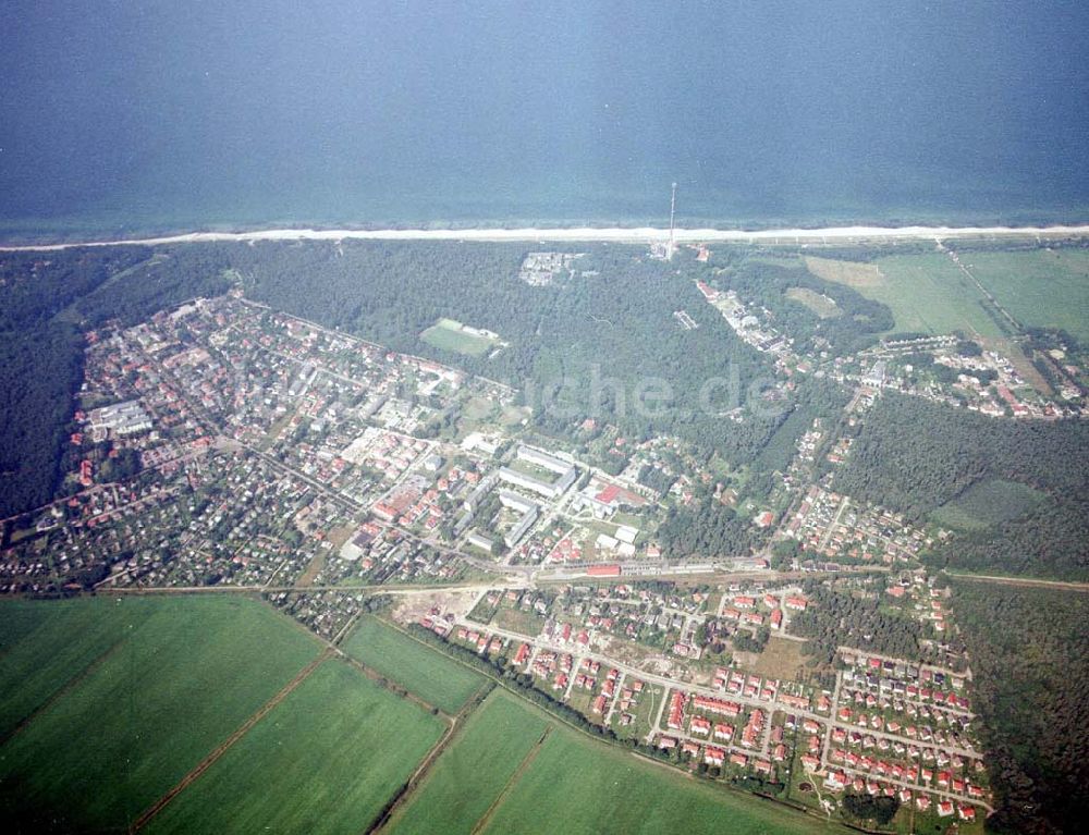 Graal Müritz von oben - Wohnsiedlung der HAWO GmbH im Seeheilbad Graal-Müritz in Mecklenburg - Vorpommern.