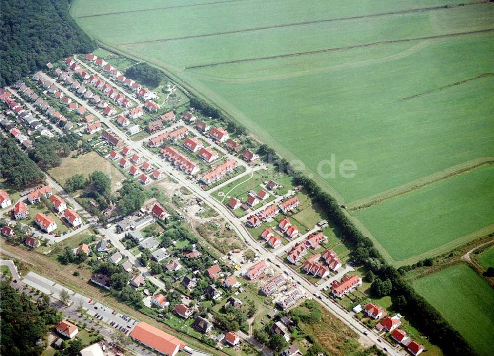 Graal Müritz von oben - Wohnsiedlung der HAWO GmbH im Seeheilbad Graal-Müritz in Mecklenburg - Vorpommern.