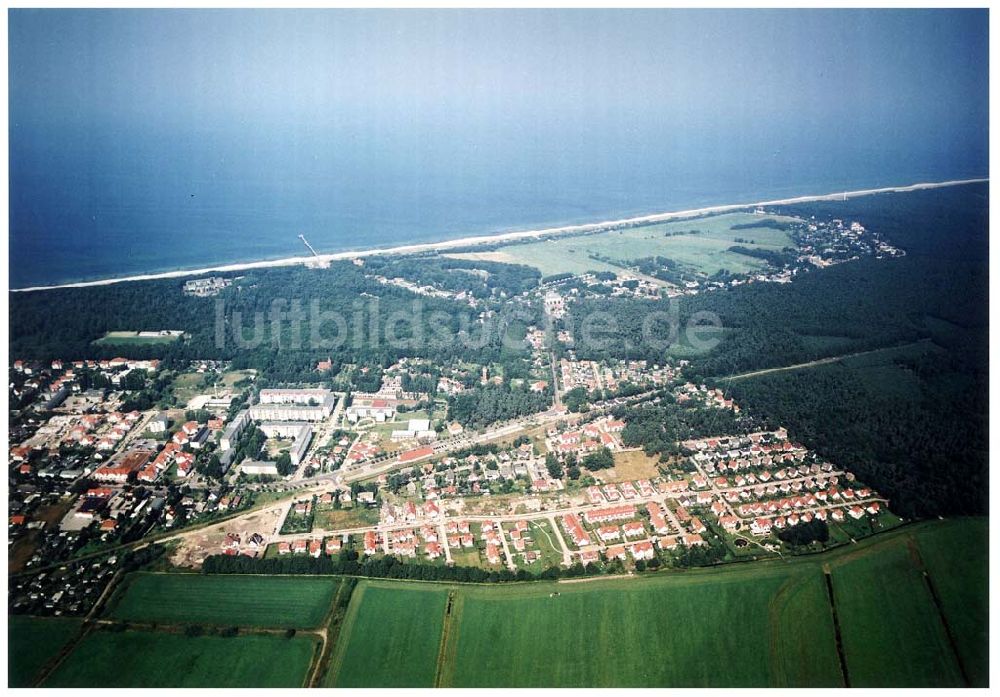 Graal Müritz aus der Vogelperspektive: Wohnsiedlung der HAWO GmbH im Seeheilbad Graal-Müritz in Mecklenburg - Vorpommern.