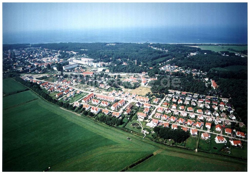 Luftaufnahme Graal Müritz - Wohnsiedlung der HAWO GmbH im Seeheilbad Graal-Müritz in Mecklenburg - Vorpommern.