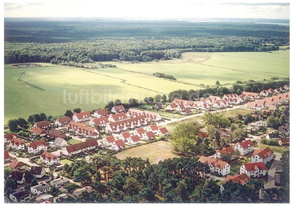 Graal-Müritz / Mecklenburg Vorpommern von oben - Wohnsiedlung der HAWO KG in Graal - Müritz Mecklenburg Vorpommern / 27.09.02