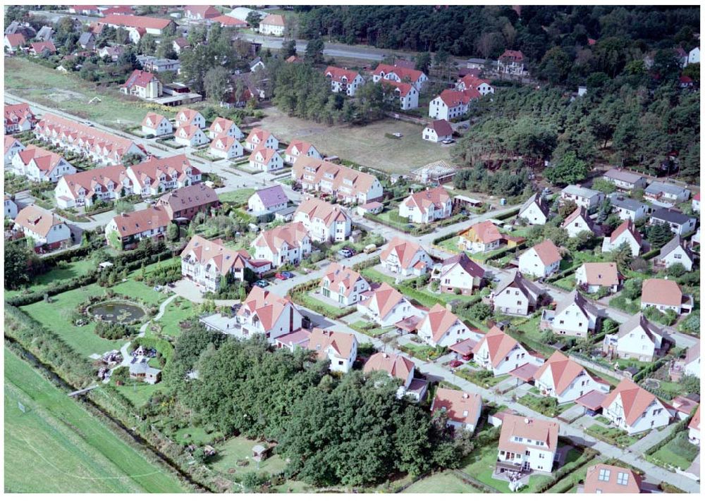 Luftbild Graal-Müritz / Mecklenburg Vorpommern - Wohnsiedlung der HAWO KG in Graal - Müritz Mecklenburg Vorpommern / 27.09.02