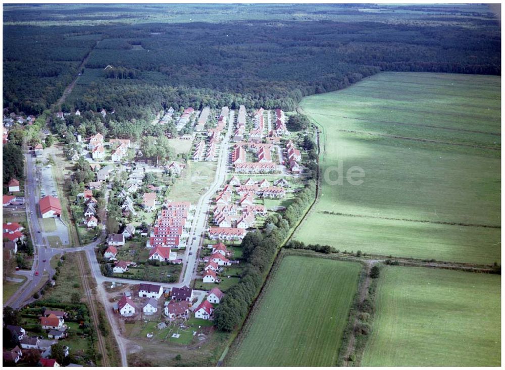 Luftaufnahme Graal-Müritz / Mecklenburg Vorpommern - Wohnsiedlung der HAWO KG in Graal - Müritz Mecklenburg Vorpommern / 27.09.02