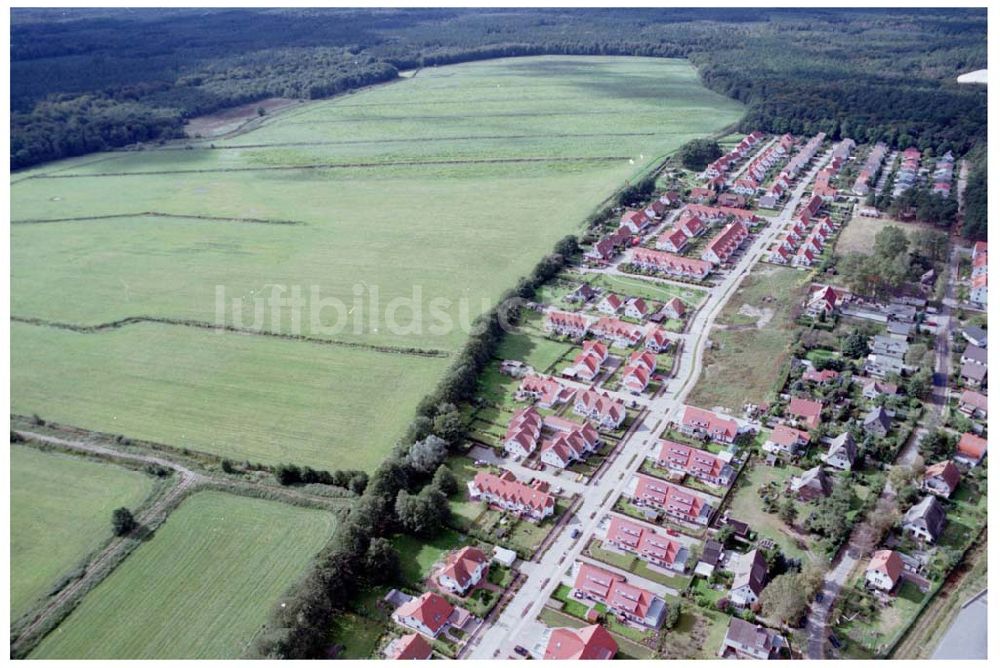 Graal-Müritz / Mecklenburg Vorpommern von oben - Wohnsiedlung der HAWO KG in Graal - Müritz Mecklenburg Vorpommern / 27.09.02