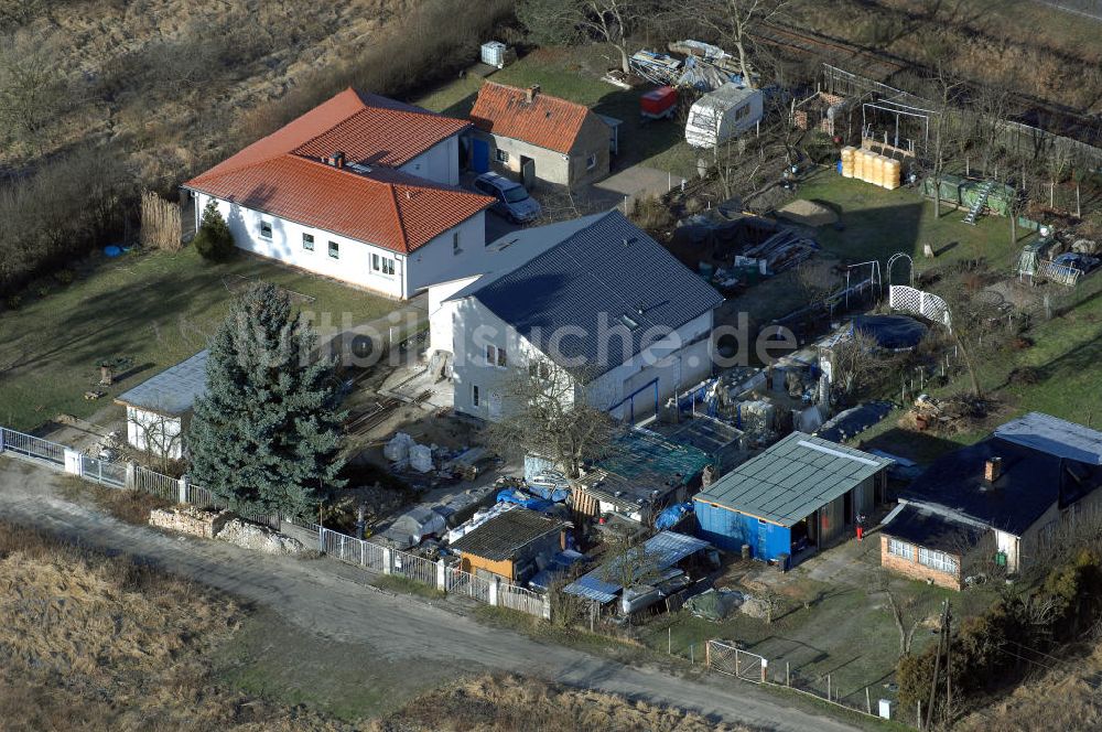 Luftbild Werneuchen - Wohnsiedlung am Kirschweg in Werneuchen-Ost