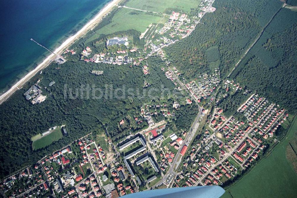 Luftbild Graal-Müritz - Wohnsiedlung Koppenheide und das Bauland Eselswiese der HAWO KG in Graal-Müritz