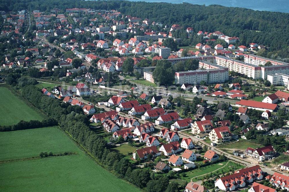 Luftaufnahme Graal-Müritz - Wohnsiedlung Koppenheide und das Bauland Eselswiese der HAWO KG in Graal-Müritz