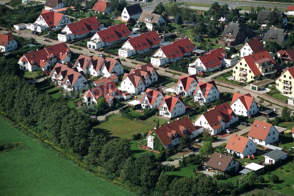 Graal-Müritz von oben - Wohnsiedlung Koppenheide der HAWO KG in Graal-Müritz