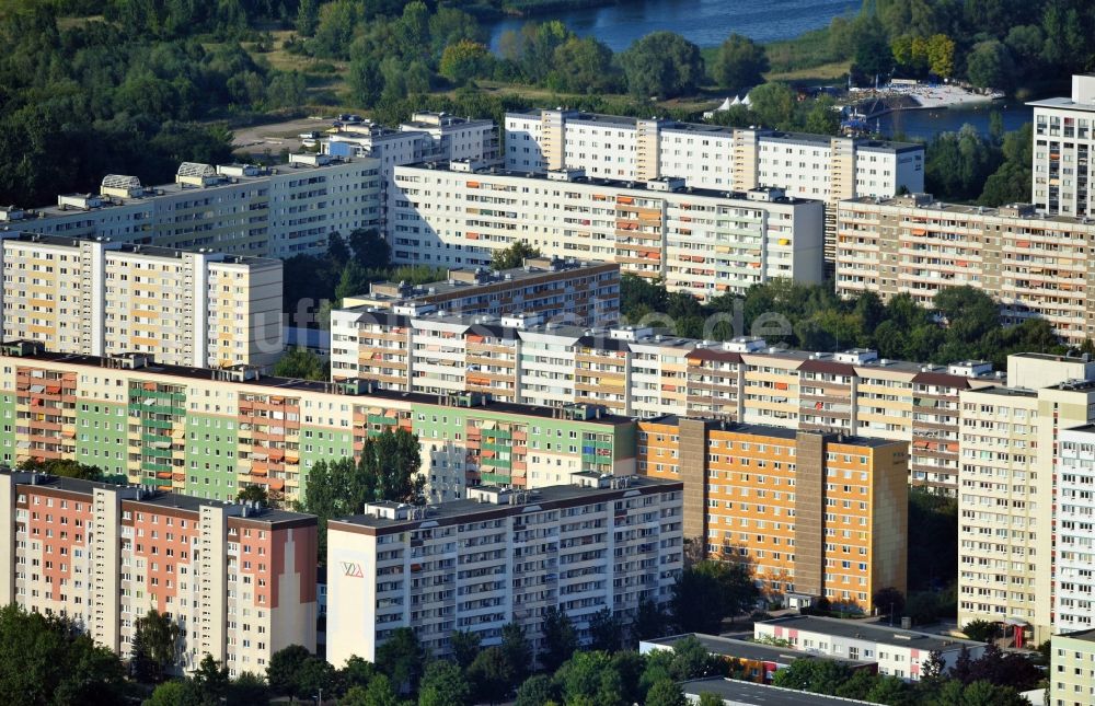 Luftbild Magdeburg - Wohnsiedlung in Magdeburg im Bundesland Sachsen