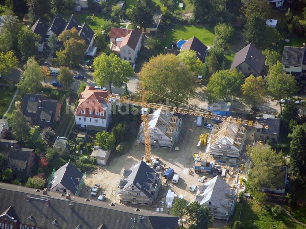 Berlin-Wittenau aus der Vogelperspektive: Wohnsiedlung-Neubau der PREMIER-Deutschland GmbH Berlin-Wittenau