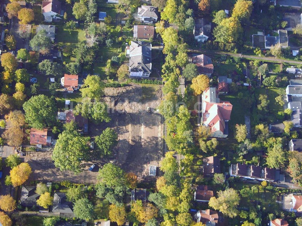 Berlin-Wittenau von oben - Wohnsiedlung-Neubau der PREMIER-Deutschland GmbH Berlin-Wittenau