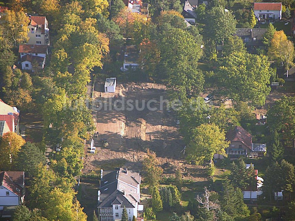 Berlin-Wittenau von oben - Wohnsiedlung-Neubau der PREMIER-Deutschland GmbH Berlin-Wittenau