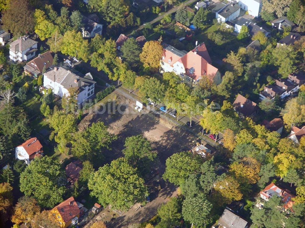 Berlin-Wittenau von oben - Wohnsiedlung-Neubau der PREMIER-Deutschland GmbH Berlin-Wittenau