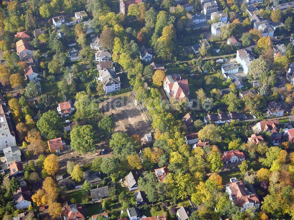 Berlin-Wittenau von oben - Wohnsiedlung-Neubau der PREMIER-Deutschland GmbH Berlin-Wittenau