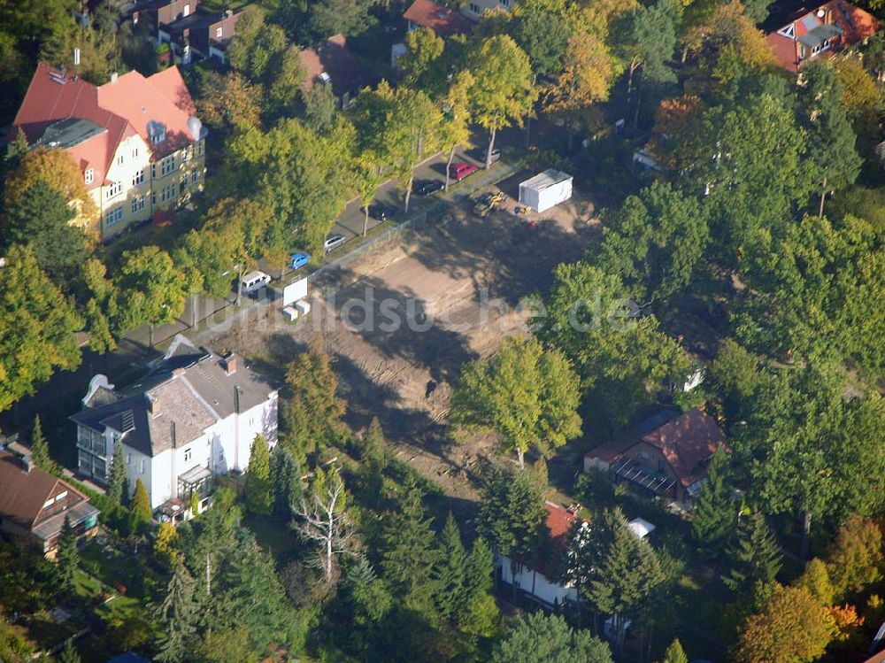 Berlin-Wittenau von oben - Wohnsiedlung-Neubau der PREMIER-Deutschland GmbH Berlin-Wittenau