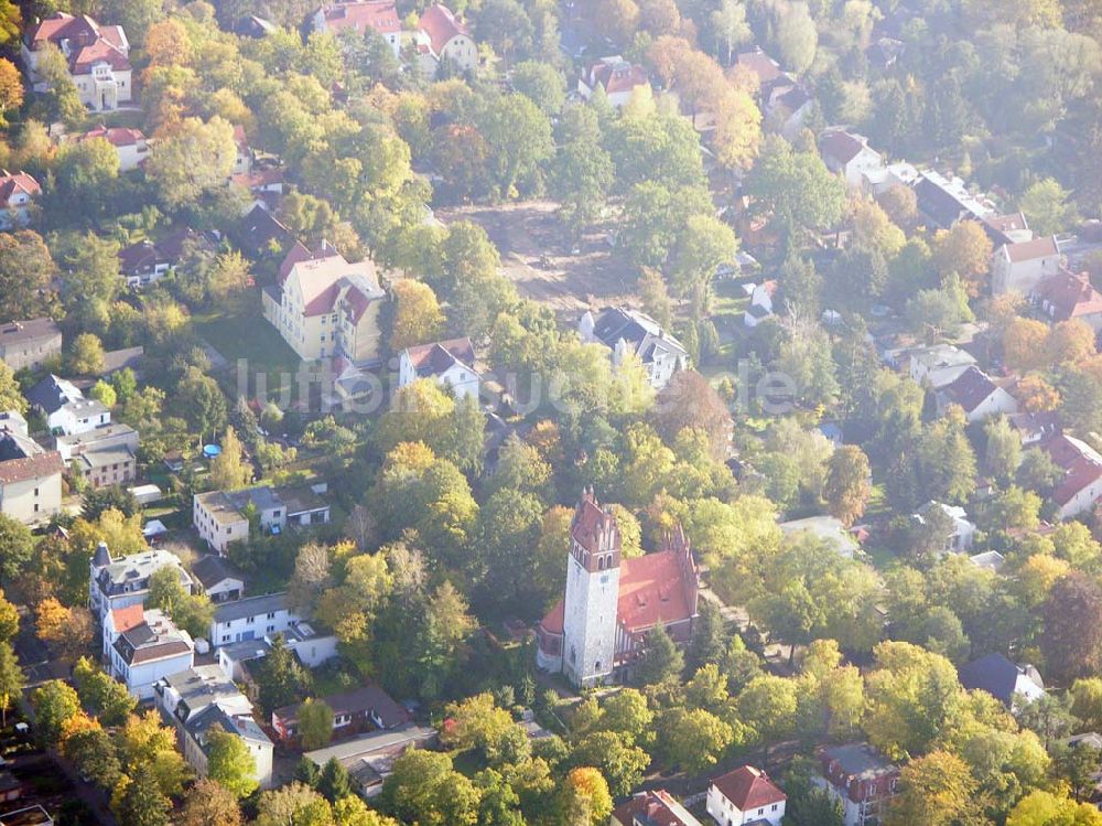 Luftaufnahme Berlin-Wittenau - Wohnsiedlung-Neubau der PREMIER-Deutschland GmbH Berlin-Wittenau