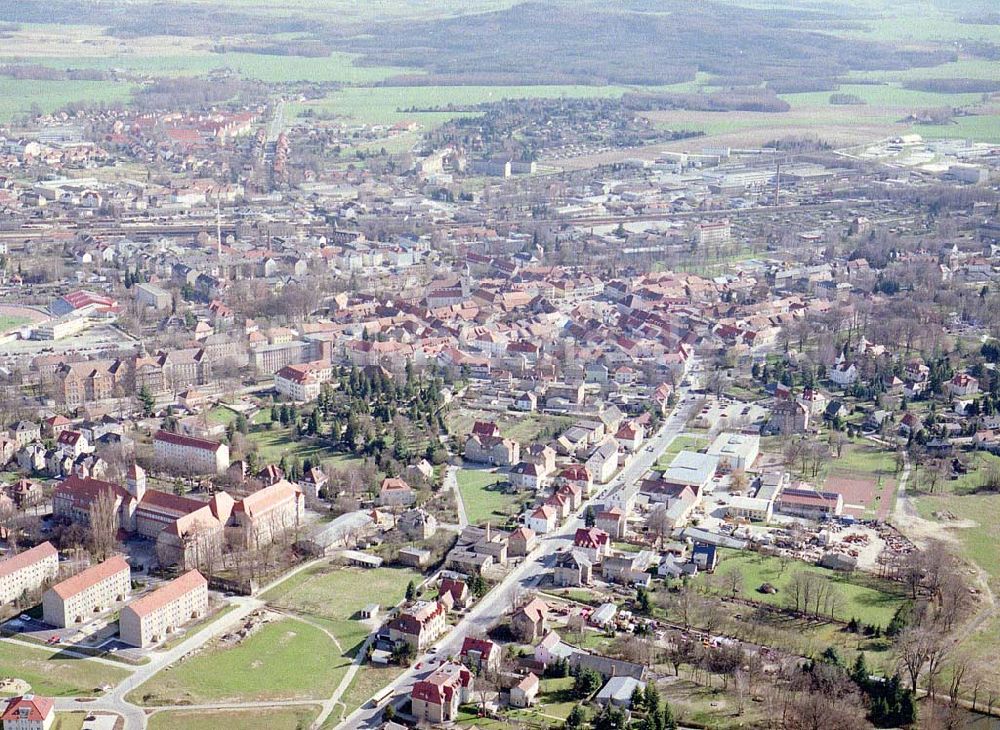 Bischofswerda / Sachsen von oben - Wohnsiedlung im Nordosten von Bautzen.