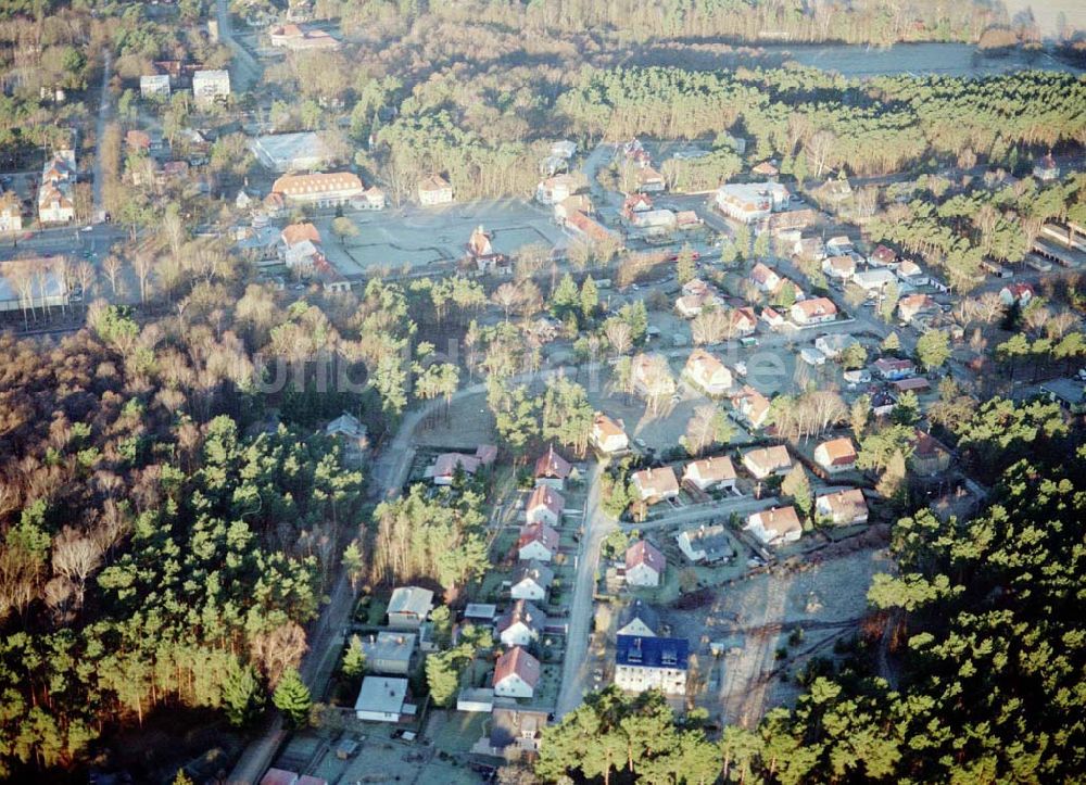 Luftbild Bad Saarow - Wohnsiedlung an der Philip-Müller Straße in Bad Saarow