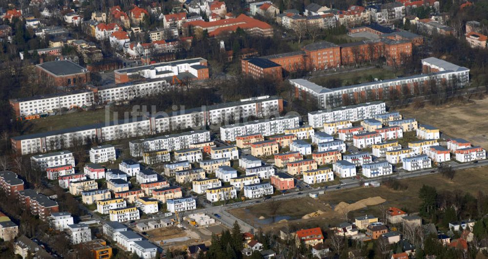 Berlin von oben - Wohnsiedlung Schweizer Viertel in Berlin