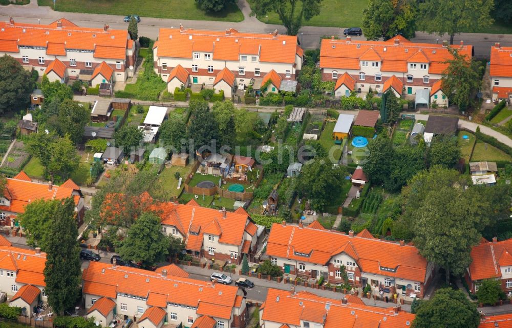 Gelsenkirchen von oben - Wohnsiedlung im Stadtteil Buer in Gelsenkirchen im Bundesland Nordrhein-Westfalen