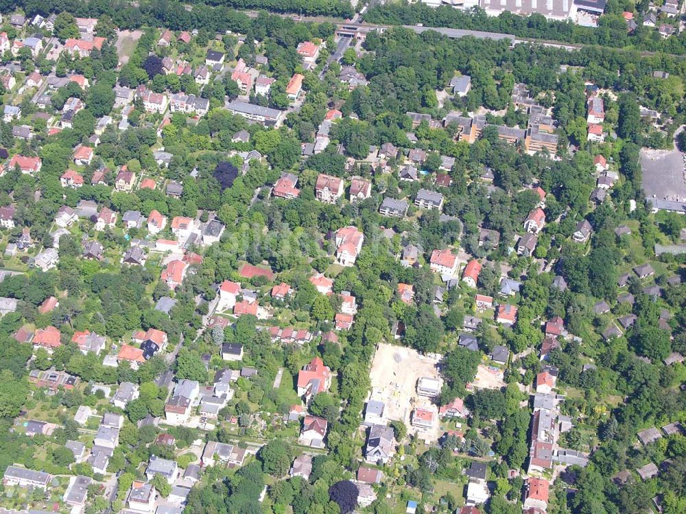 Berlin von oben - Wohnsiedlungsnbau Berlin-Reinickendorf