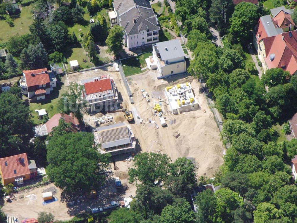 Berlin von oben - Wohnsiedlungsnbau Berlin-Reinickendorf