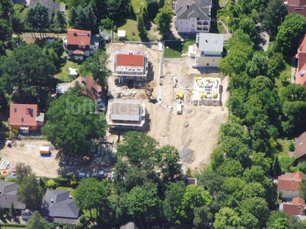 Berlin aus der Vogelperspektive: Wohnsiedlungsnbau Berlin-Reinickendorf