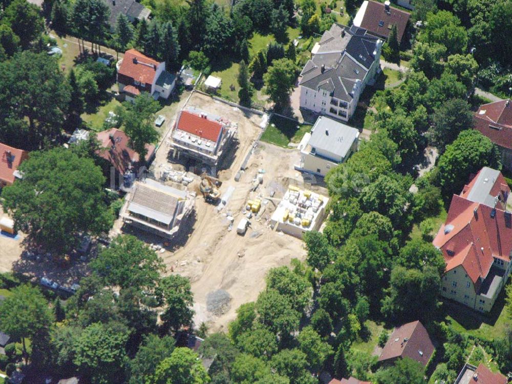 Luftbild Berlin - Wohnsiedlungsnbau Berlin-Reinickendorf