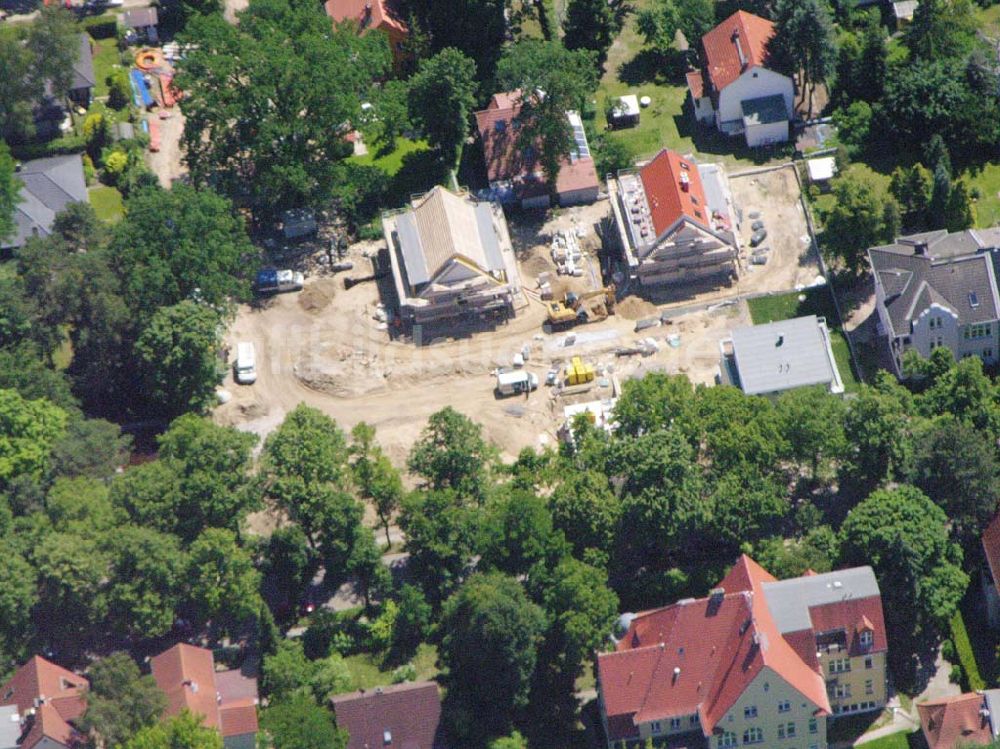 Berlin aus der Vogelperspektive: Wohnsiedlungsnbau Berlin-Reinickendorf