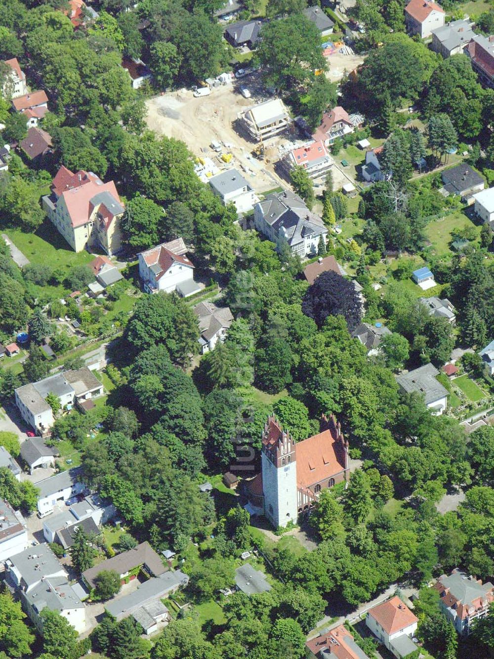 Berlin von oben - Wohnsiedlungsnbau Berlin-Reinickendorf