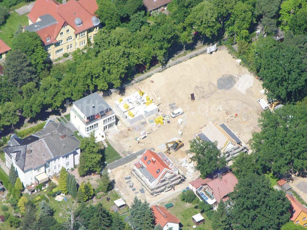 Berlin aus der Vogelperspektive: Wohnsiedlungsnbau Berlin-Reinickendorf