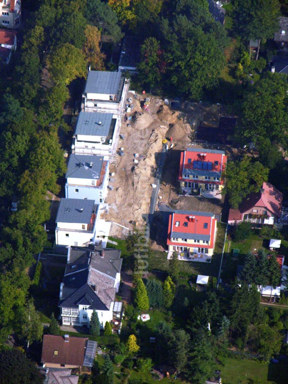 Berlin Reinickendorf von oben - Wohnsiedlungsnbau Berlin-Reinickendorf