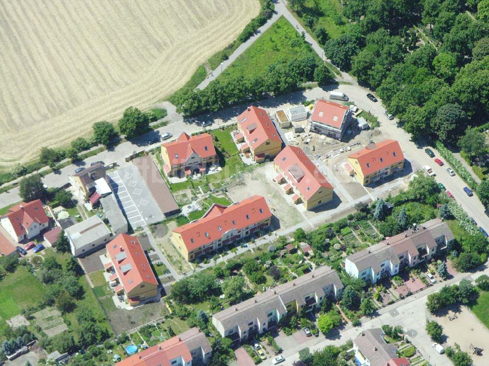 Luftbild Berlin - Wohnsiedlungsneubau Berlin-Kaulsdorf