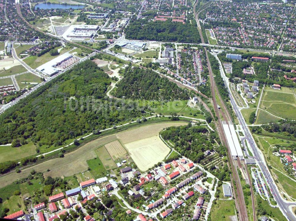 Berlin von oben - Wohnsiedlungsneubau Berlin-Kaulsdorf